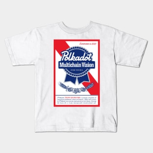 Polkadot Beer Label Kids T-Shirt